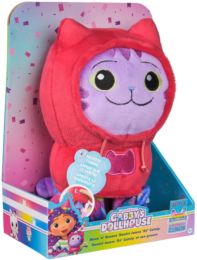 Spinmaster Gabby' Poppenhuis Deluxe pluche DJ Kattenkruid