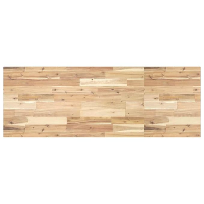 vidaXL - Bureaublad - 140x50x2 - cm - onbehandeld - massief - acaciahout