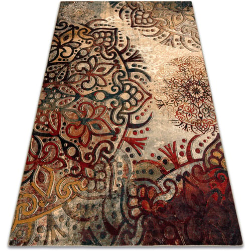 Kleden Rugsx tapijt POLONIA Boho rozet rood 300x400 cm