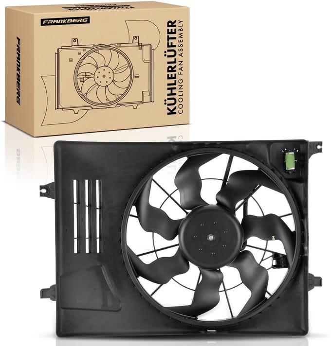 Frankberg 1x Motorkoeler Enkelvoudige ventilator
