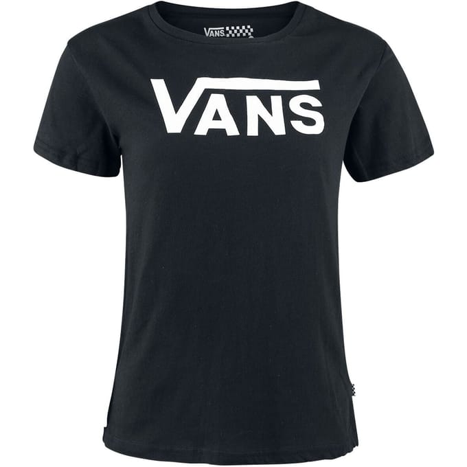 Vans Flying V Crew Tee Black Größe: XL | Hemden Outlet | Damen | Schwarz