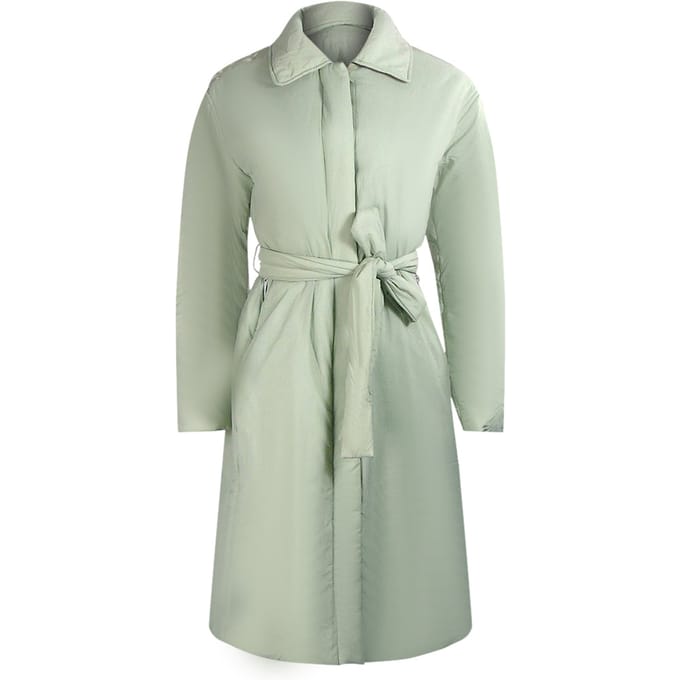 Parajumpers Melicent Nile groen gewatteerd oversized lang jack