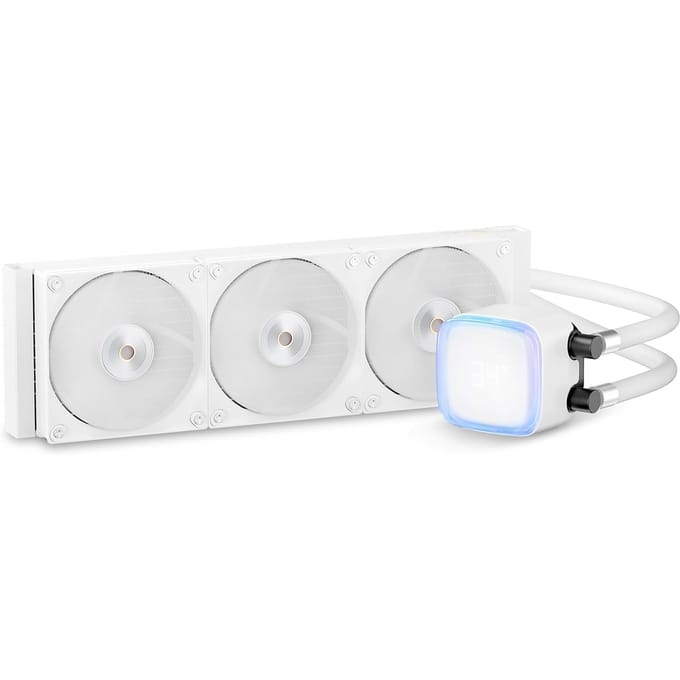Waterkoeling Processor AIO 360mm Wit Efficiënte Digitale Backlight-vloeistofkoeler PC CPU ARGB koeling 360 computer ventilator waterkoeling kit PC gaming componenten stille case ventilatoren