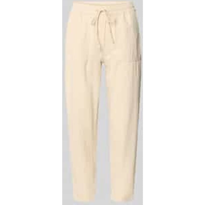 Broek met elastische band en tunnelkoord model 'Cissie'