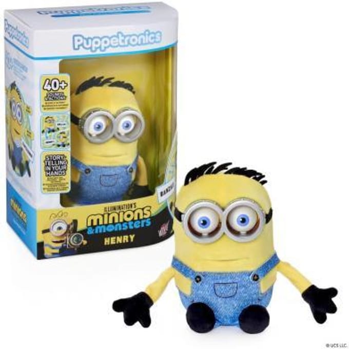 Universal Minions Henry Palm Puppetronic Elektroniche knuffels Interactieve knuffels