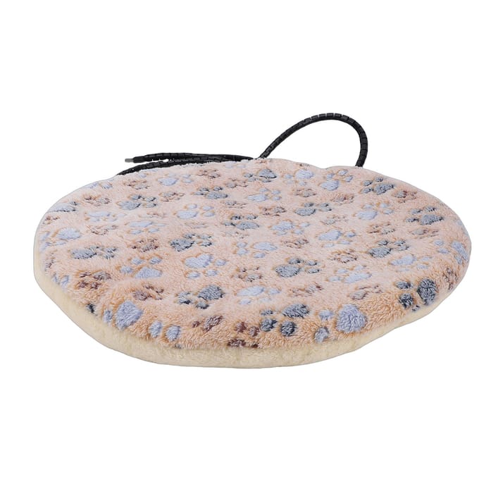 Tapis Chauffant pour Animaux USB Multifonctionnel Double Face Flanelle Épaissi Grande Taille Chauffant Chien Chat Couverture Tapis café clair