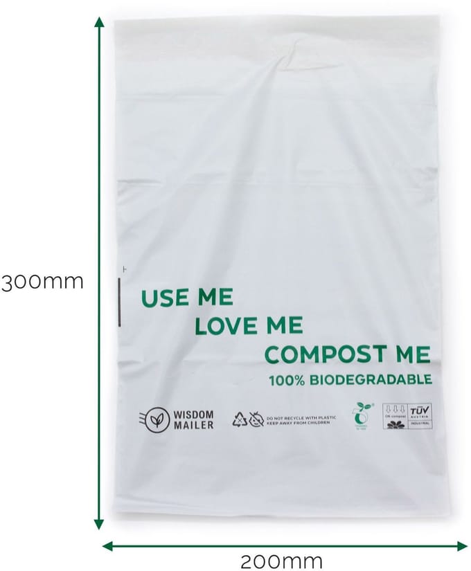 100% Biodegradable Mailer (200x300mm)