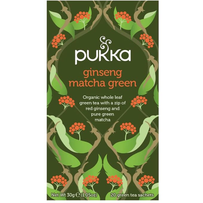 Pukka Herbs Thee Ginseng Matcha Green 20 Instantthee