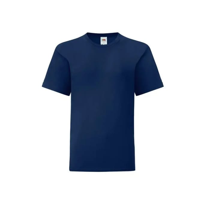 Fruit of the Loom - Kids´ Iconic T - Navy - 116