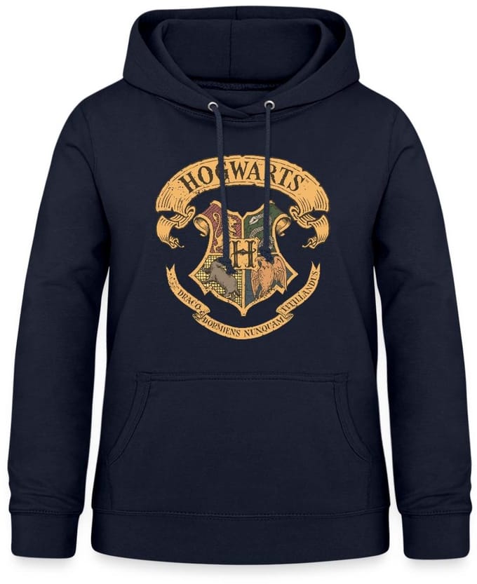 Harry Potter Zweinstein Wapenschild Hogwarts Hoodie Dames