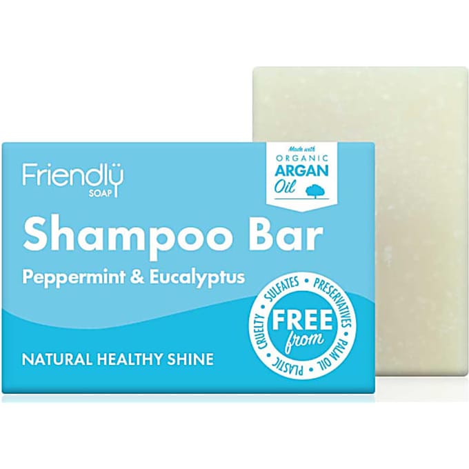 Friendly Soap Shampoo Bar - Pepermunt & Eucalyptus