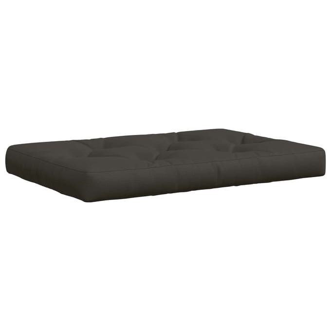 vidaXL - Pallet - Zitkussen - VIANEN - 100% - Polyester - Antraciet