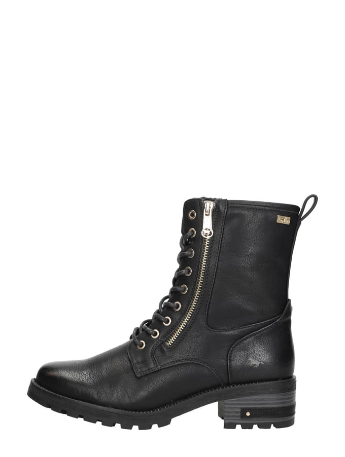 Mustang dames veterboot - Zwart - Maat 42