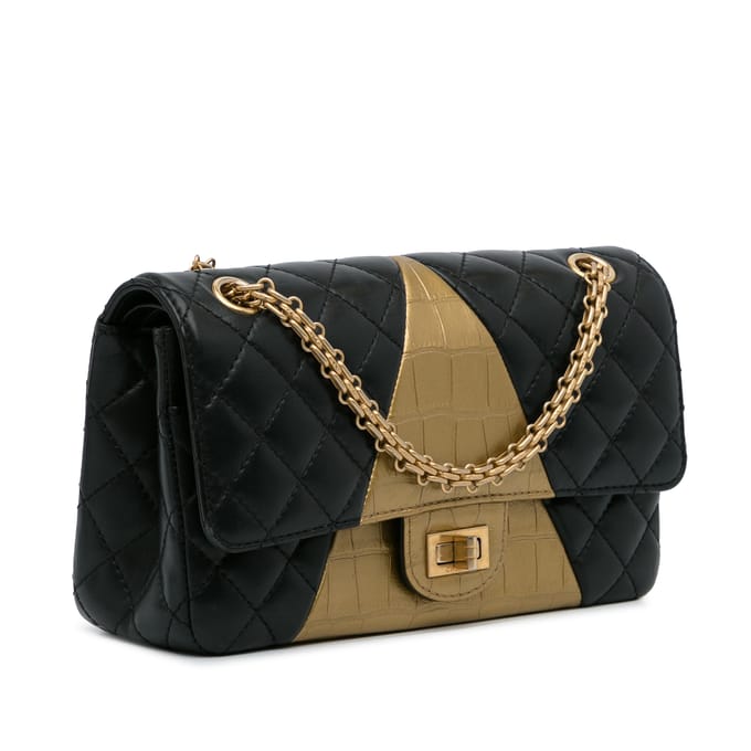 Chanel 19 Bicolor Gequiltte Tas