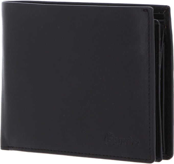 Esquire Portemonnee New Silk Bifold Wallet Brown Bruine