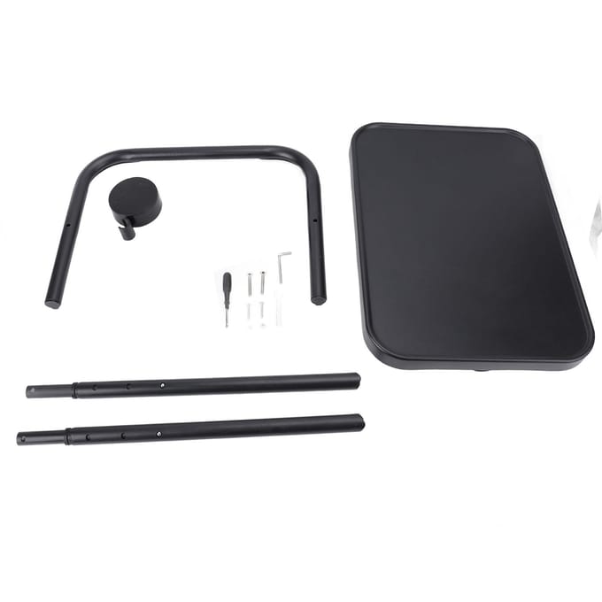 Sofa Zijtafel Overbed Tafel Opvouwbare TV Diner Tray 3 Hoogte-instellingen Magnetisch Tafelblad voor gray