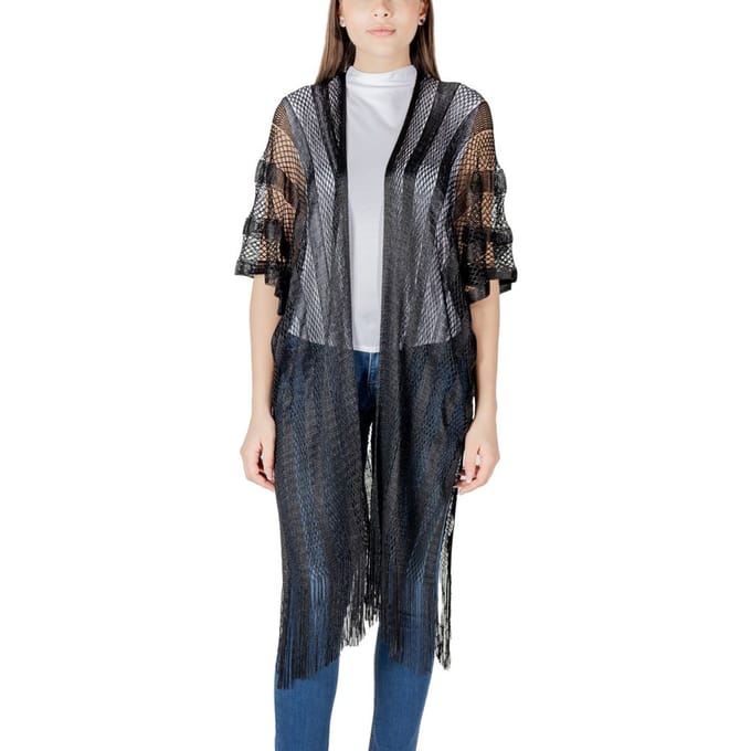 Franjezoom Rimpelmouw Cardigan