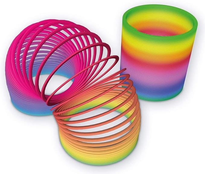 mm iz Magic Spring Trapveer - Regenboogkleurige traploper voor kinderen vanaf 3 jaar