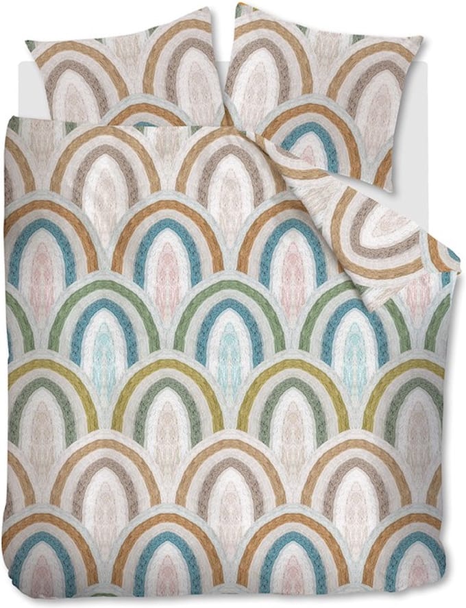 Ariadne at Home Rainbow Brights dekbedovertrek - Tweepersoons - 200x200/220 - Multi