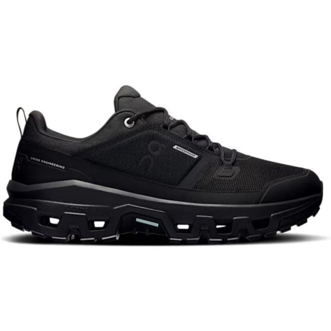 ON Cloudrock Low WP Wandelschoen Heren (Maat - US 8,5, Kleur - Black / Black)