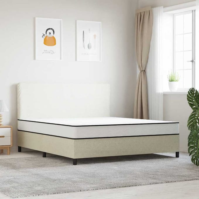 vidaXL - Binnenveringmatras - middelhard - 200x200 - cm - King - Size