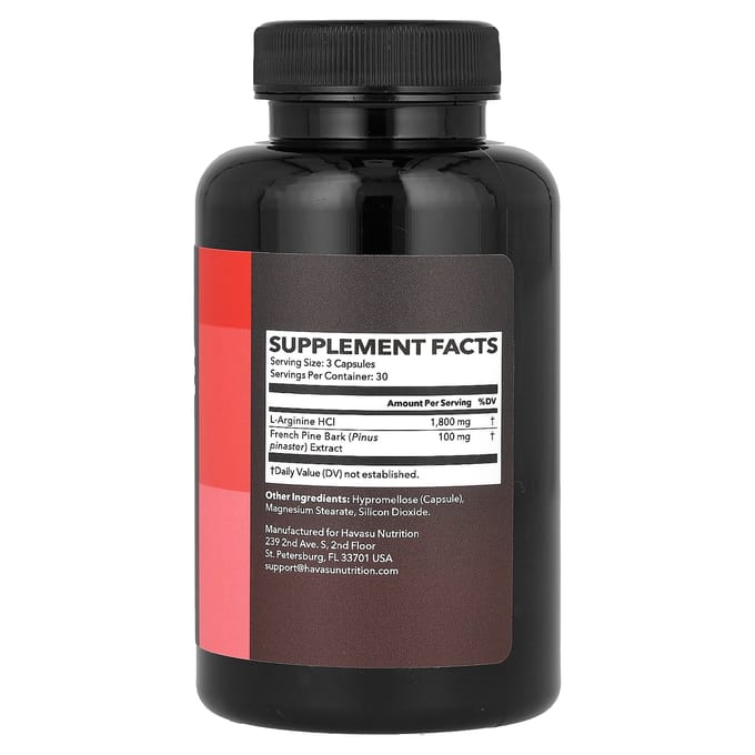 L-Arginine Cyclus Formule + Pijnboomschors, 90 Capsules