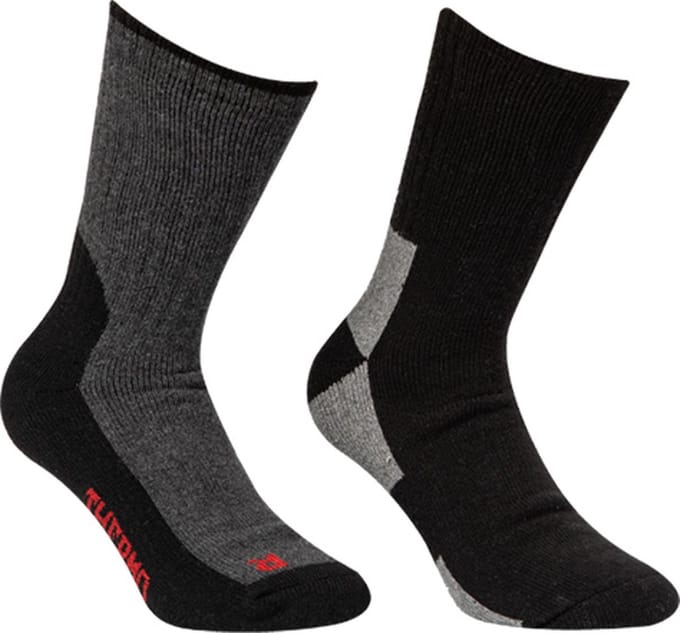 2-Paar 43-46 Thermosokken Perfect Draagcomfort - 30% Wol-