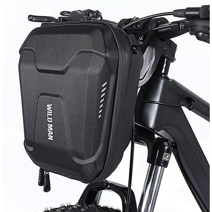 WILDMAN Fietskoffer/houder E8 frametas zwart/zwart