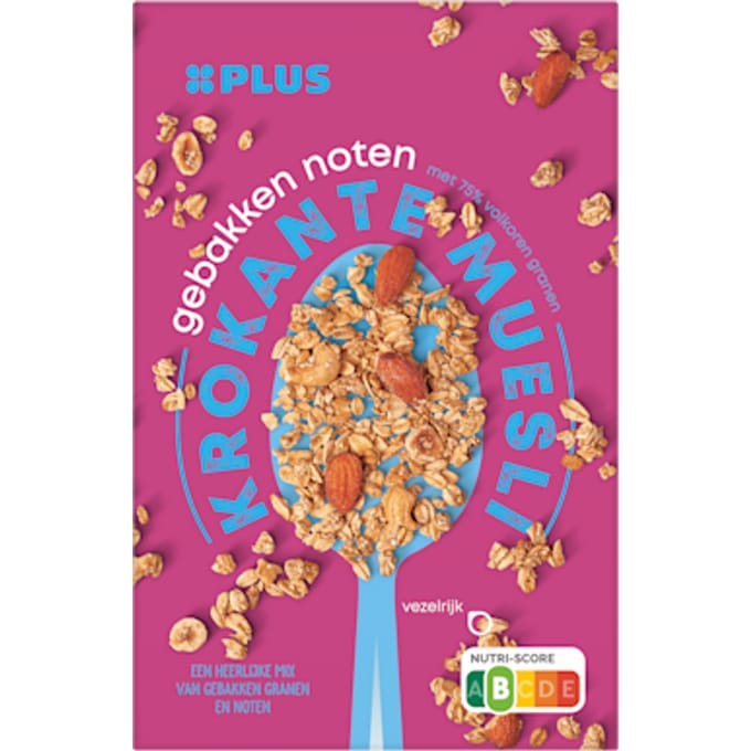 Krokante muesli gebakken noten