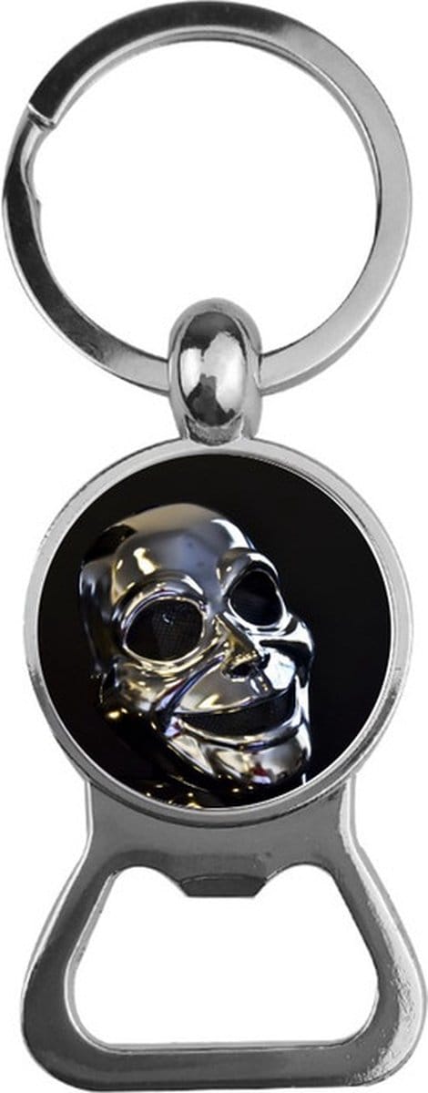 Bieropener Glas - Zilver Masker