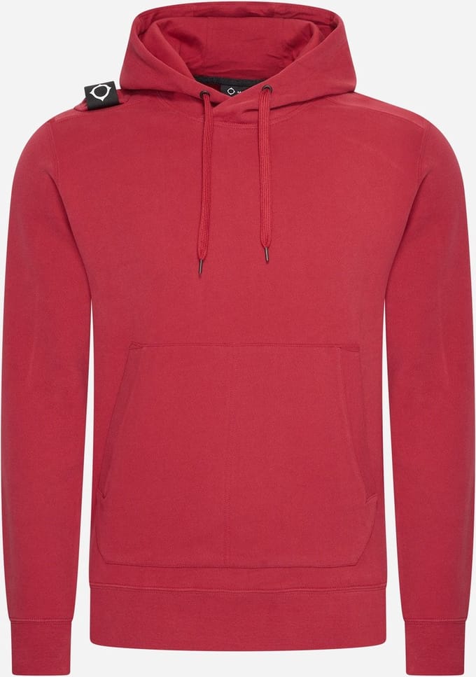 MA.Strum Core overhead hoody - carmine red