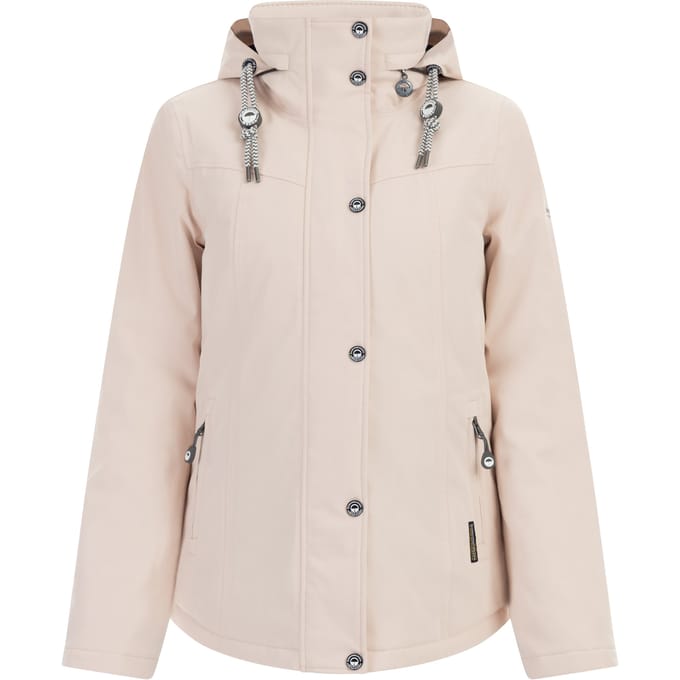 Schmuddelwedda winterjas Dames pastelroze