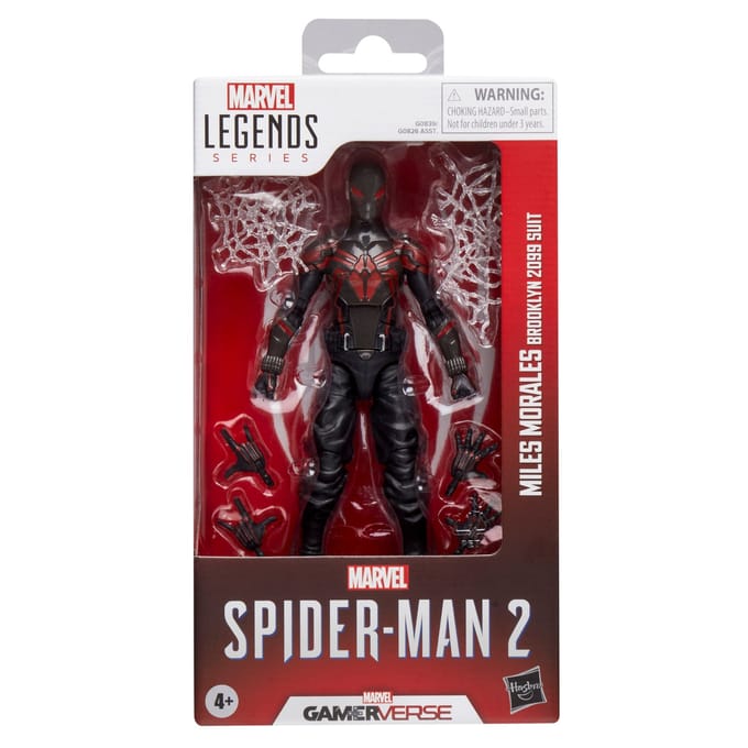 Hasbro Marvel Legends Series Gamerverse Miles Morales Brooklyn 2099 Suit Spider-Man Action Figure