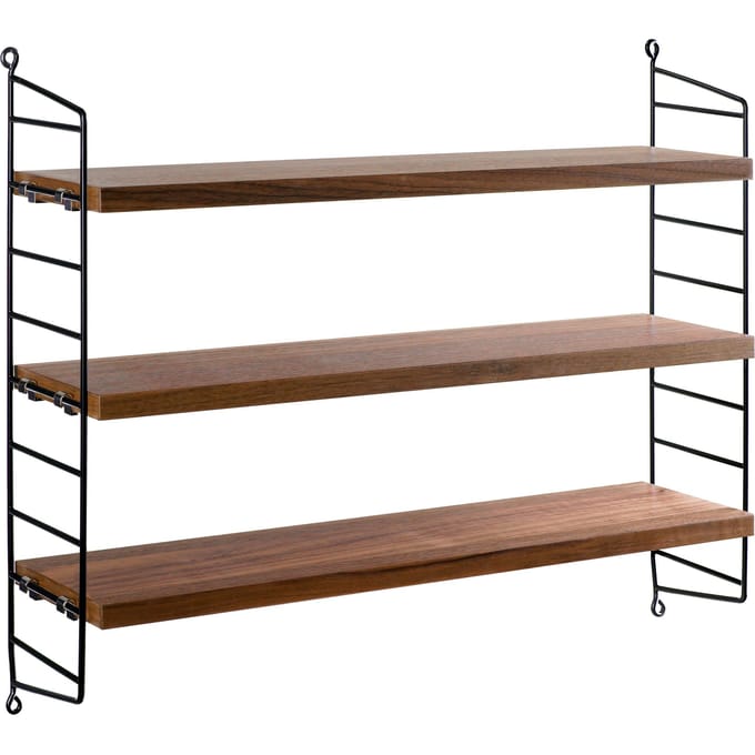 String Furniture - Pocket plankenrek - Notenhout - bruin