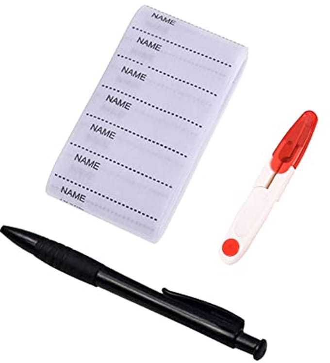 Wasbare Naamstickers voor Kleding - 200 Stuks - Strijketiketten en Labelstickers
