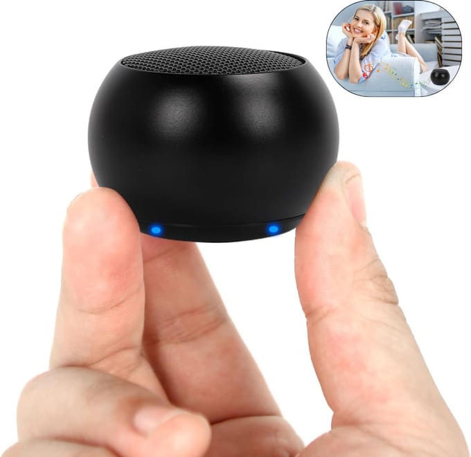 CRLYN®Mini Bluetooth Speaker - Draagbare Audio - Muziek Onderweg - Zwart