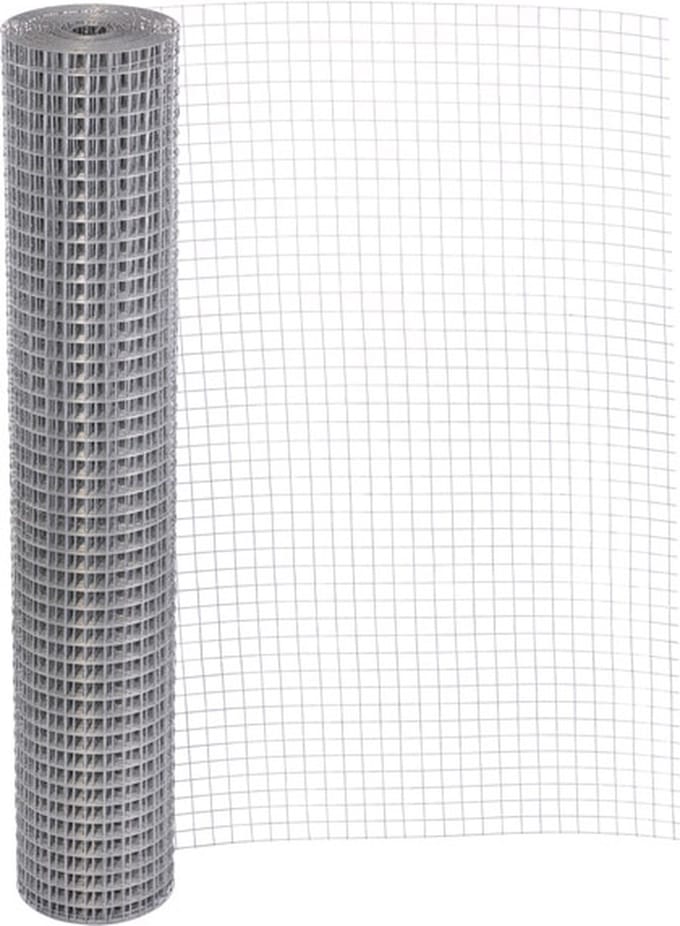 Volieregaas 19x19mm 1,20mm 100cm x 25m RVS.