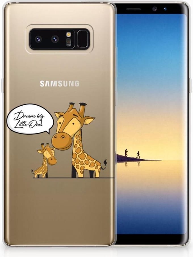 Samsung Galaxy Note 8 Telefoonhoesje met Naam Giraffe