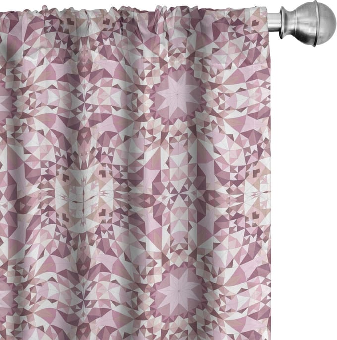 ABAKUHAUS Abstrakt Voorhangen – 2-delige set 75x225 cm – microvezel