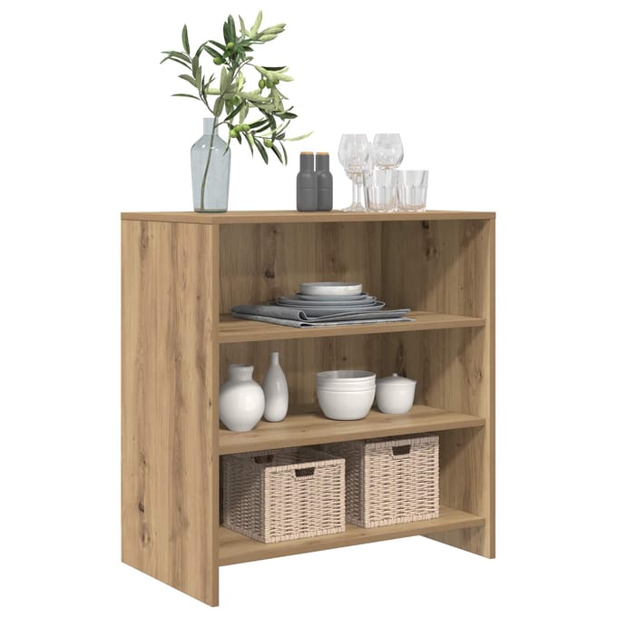 vidaXL - Dressoir - Bruin - 70 - x - 41 - x - 75 - cm - Bewerkt - hout