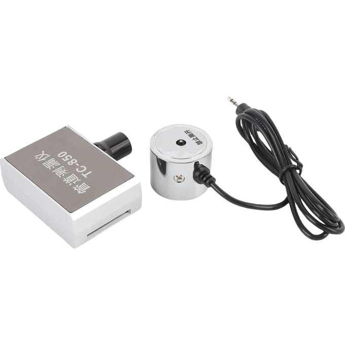 Lekdetector voor Leidingen met Oortelefoon 20000X Versterking Waterleiding Lekdetectie Kit voor Huisbouw white
