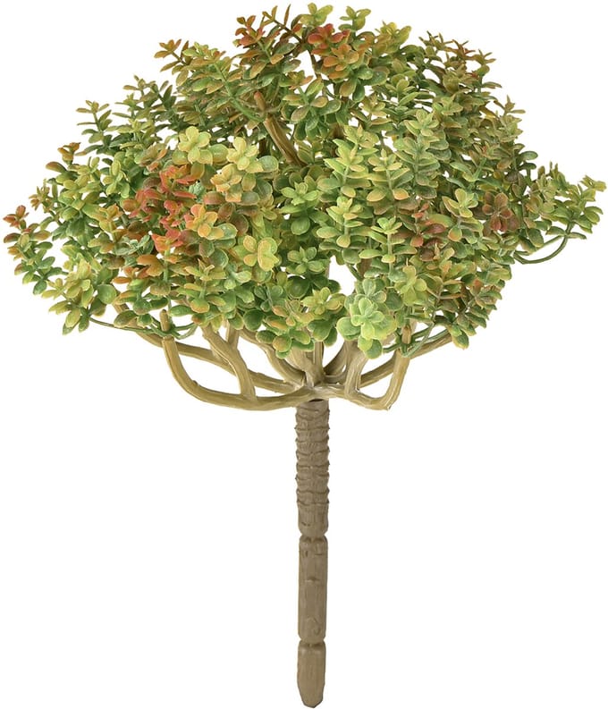 Mini succulente kunstgroene kunstplant met stengel H23cm