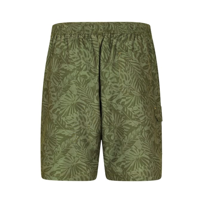 Mountain Warehouse Heren Ocean Tropical Boardshorts (Donker Khaki)