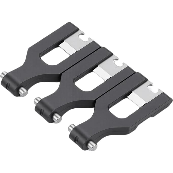 3 pièces Cutter de Filament pour Imprimante 3D Convient pour Bambu Lab X1 P1 A1 H2D H2S Tête d'Outil Grattoir de Coupe Outil Hotend Impression black