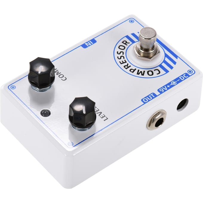 Dolamo D 1 Chubby Comp Pedal Compressor Elektrische Gitaar Effectpedaal met True Bypass wit