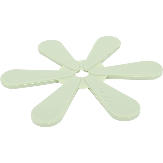 Siliconen Onderzetter Geïsoleerd Hittebestendig Antislip Bloemvorm Hete Pan Mat voor Eettafel white