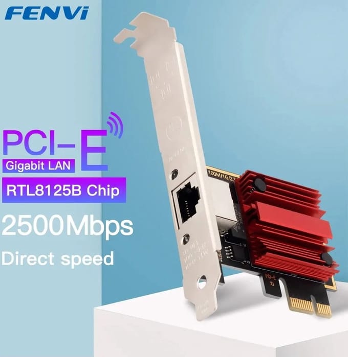 2.5G PCI-E Naar Rj45 Netwerkadapter 2500Mbps - PCIE Ethernet adapter