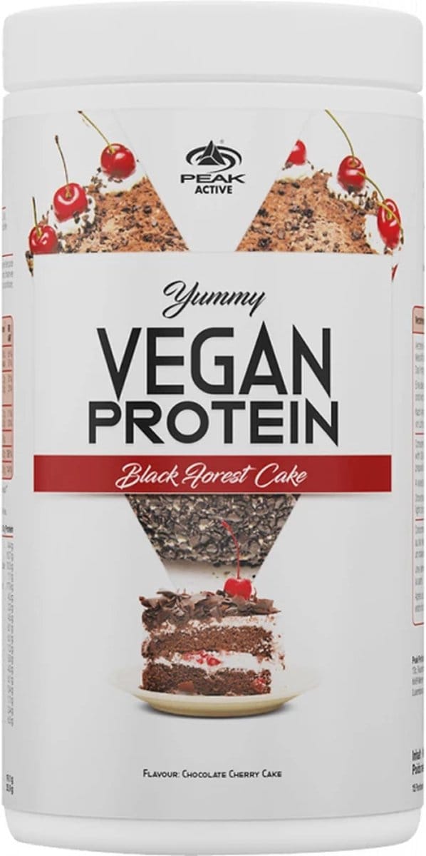 Peak Yummy Vegan Protein (450g) Black Forest Cake - Eiwitten - Veganistisch eiwit