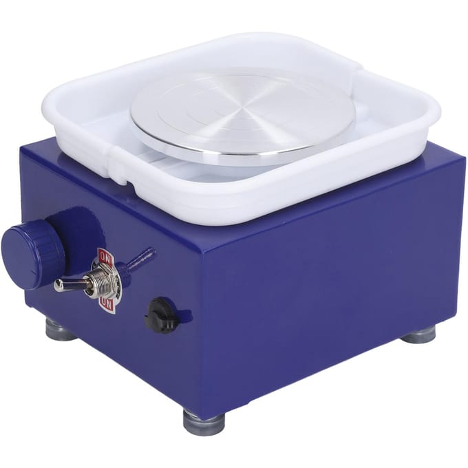 Mini Pottenbakkersschijf Heldere Kleur Compacte Structuur Eenvoudige Bediening Roestvrij Stabiel Zeer Duurzaam UK PLUG white