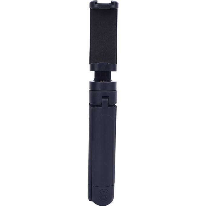 Desktop Statief Koude Schoen Mount Compact Draagbaar Uitschuifbaar Selfie Stick Statief Stand Handvat Grip black